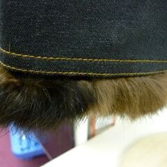 ☆FILE-CLAN レディース ラビットファー デニムジャケット Gジャン 9号 フィルクラン ブラック 女性用 ジージャン 黒 札幌市 豊平区 平岸店の画像