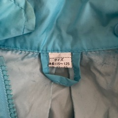 レインコート　120サイズの画像