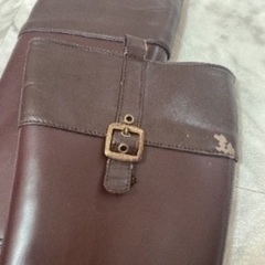 【無料】レディースブーツ　ブラウンMの画像