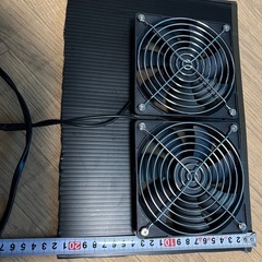 車中泊用　冷却ファン の画像