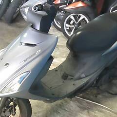 SUZUKI アドレスV125SS グレー エンジン始動動画 自賠責保険で乗れます 半額配送キャンペーン 現状渡し諸経費￥0 横浜 P-Yardの画像