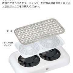 集塵機・掃除機・ネイル集塵機・埃集塵機・新宿の画像