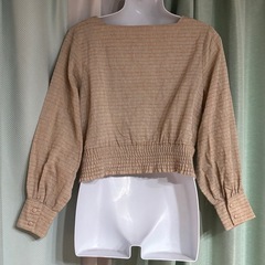 Ray Cassin コットン100% 長袖ブラウス Fサイズ☆の画像