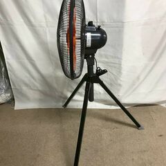 【北見市発】RETZ 45cmPA羽根スタンド工場扇 RL45-PSF 2022年製 黒 (D6653wYM)の画像