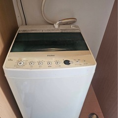 10月31日限定Haier 洗濯機 の画像
