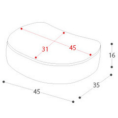 クッションテーブルの画像
