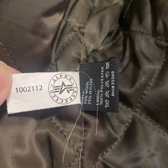 【Y00010】ALPHA INDUSTRIES（アルファインダストリーズ）Pコート　XS(M相当)の画像