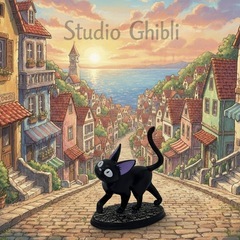 魔女の宅急便 ジジ フィギュア 7体セット ポーズいっぱいコレクション スタジオジブリの画像