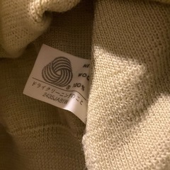 婦人セーター　毛100% 薄緑系の画像