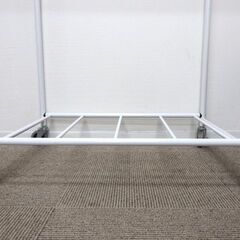 新札幌 / キャスター付きハンガーラック 収納ラック 棚 衣類収納 幅80×奥行52×高さ185cm / No.3669の画像