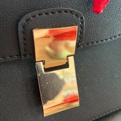 黒　ハンドバッグの画像