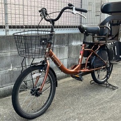 非電動　子供乗せ自転車　limini+ ブラウンの画像