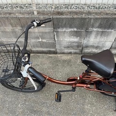 非電動　子供乗せ自転車　limini+ ブラウンの画像