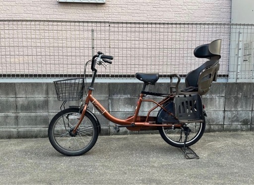 受付終了】非電動子供乗せ自転車limini+ ブラウン (来華) 新大宮の