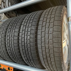 値下げ！スタッドレスタイヤ・ホイールセット　165/60R15 4H100の画像
