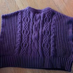 ◯レディースニットベストＬの画像