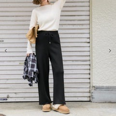 新品未使用  リブパンツの画像