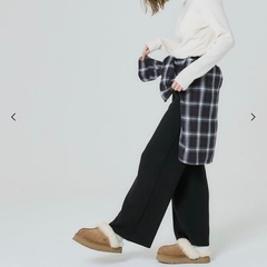 新品未使用  リブパンツの画像