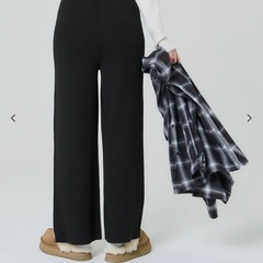 新品未使用  リブパンツの画像