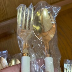 【未使用】スプーン&フォークの画像