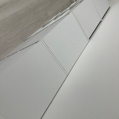 終了【カラーボックス白】引き出し扉付き4個セットの画像