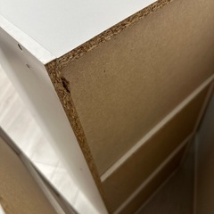 終了【カラーボックス白】引き出し扉付き4個セットの画像