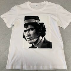 【新品未使用】松田優作モノクロプリントTシャツ XL メンズの画像