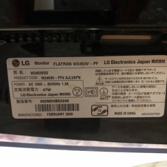 小型テレビとpcモニター
の画像