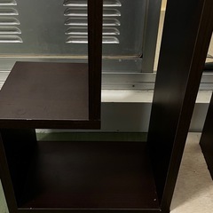 ニトリ パズルラック ピース Ｌ棚　ダークブラウン2個の画像