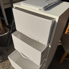 ✨IKEA風収納チェスト ワイド×2＋スリム×1 美品セット✨ の画像