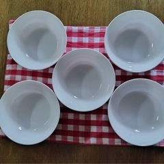 ◎白いお皿各種の画像