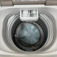 212 AQUA 洗濯機　大容量 7キロ　小型　一人暮らし　同棲使用も可能　ガラストップの画像