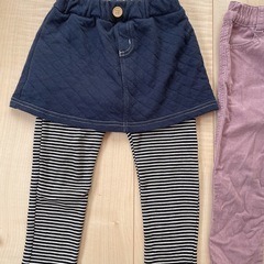 女の子ボトムス2点セット100cmの画像