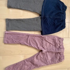 女の子ボトムス2点セット100cmの画像