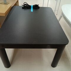 リユースのサカイ栃木店★ジモティ割あり★ YAMAZEN コタツ ブラック W80×D60×H38 クリーニング済み TC11352の画像