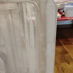 ベビーゲート　日本育児　おくだけとおせんぼ　スマートワイド　リーフの画像