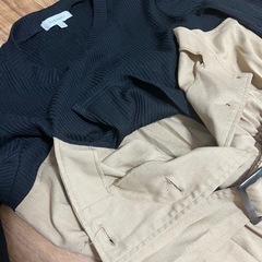 授乳服 ワンピース 秋 春 冬 Lサイズの画像