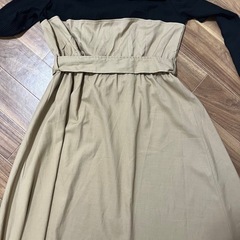 授乳服 ワンピース 秋 春 冬 Lサイズの画像