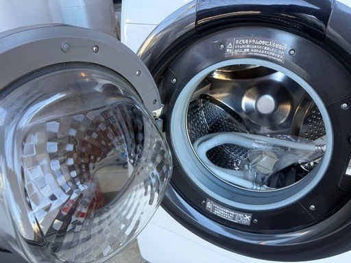 【動作品】SHARP シャープ ドラム式洗濯乾燥機ES-S7F-WL 2021年製 7.0kg