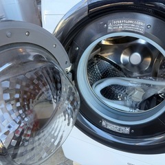 【動作品】SHARP シャープ ドラム式洗濯乾燥機ES-S7F-WL 2021年製 7.0kg の画像