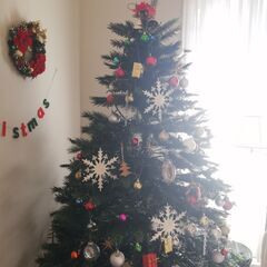 ONCOR クリスマスツリー☆180cm☆　ライト・オーナメント付きの画像