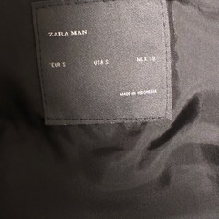 ZARA MAN ザラ ダウンベスト （Ｍ） 迷彩 ネイビーの画像