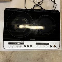 2023年製 脚付 アイリス IHK-W12SP IHクッキングヒーター コンロの画像
