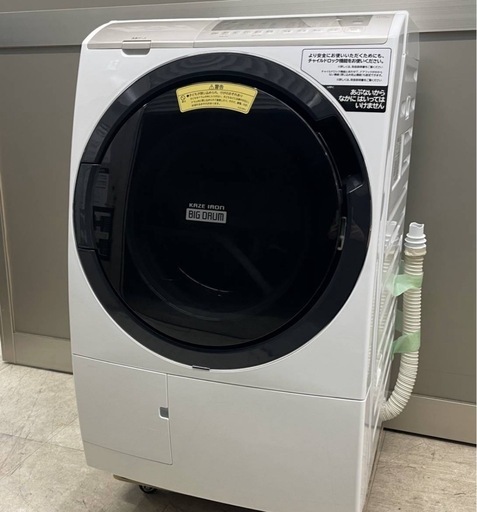 【最安値】?2021年製HITACHI 11kgドラム式洗濯乾燥機　BD-SV110F 配達無料！