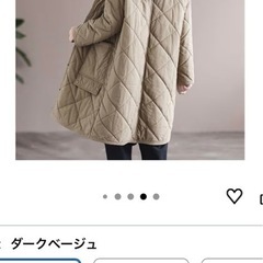 キルティングコートの画像