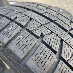 プリウス 等 225/45R17 東北6県無料配送対応‼️爆安‼️最終値下げ‼️②超超超バリ溝❗ 国産ヨコハマ アイスガード❗ アルミ付き 国産 タイヤ !!　スタットレス　スタッドレス　雪 冬 ゆき PCD100 pcd100の画像