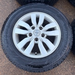 195/65R15 日産純正ホイール付スタッドレスタイヤ4本セットの画像