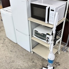 2022年 ヤマダ電機お揃い家電5点セット  冷蔵庫117L + 洗濯機6kg + 電子レンジ + オーブントースター + スティック掃除機 🚚【配達可能・保証あり】の画像