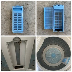 東芝 TOSHIBA 電気洗濯機 AW-7G6 7kg 2018年製 白  ホワイト 縦型 洗濯機 の画像