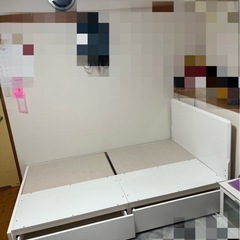 セミダブルへベッドの画像